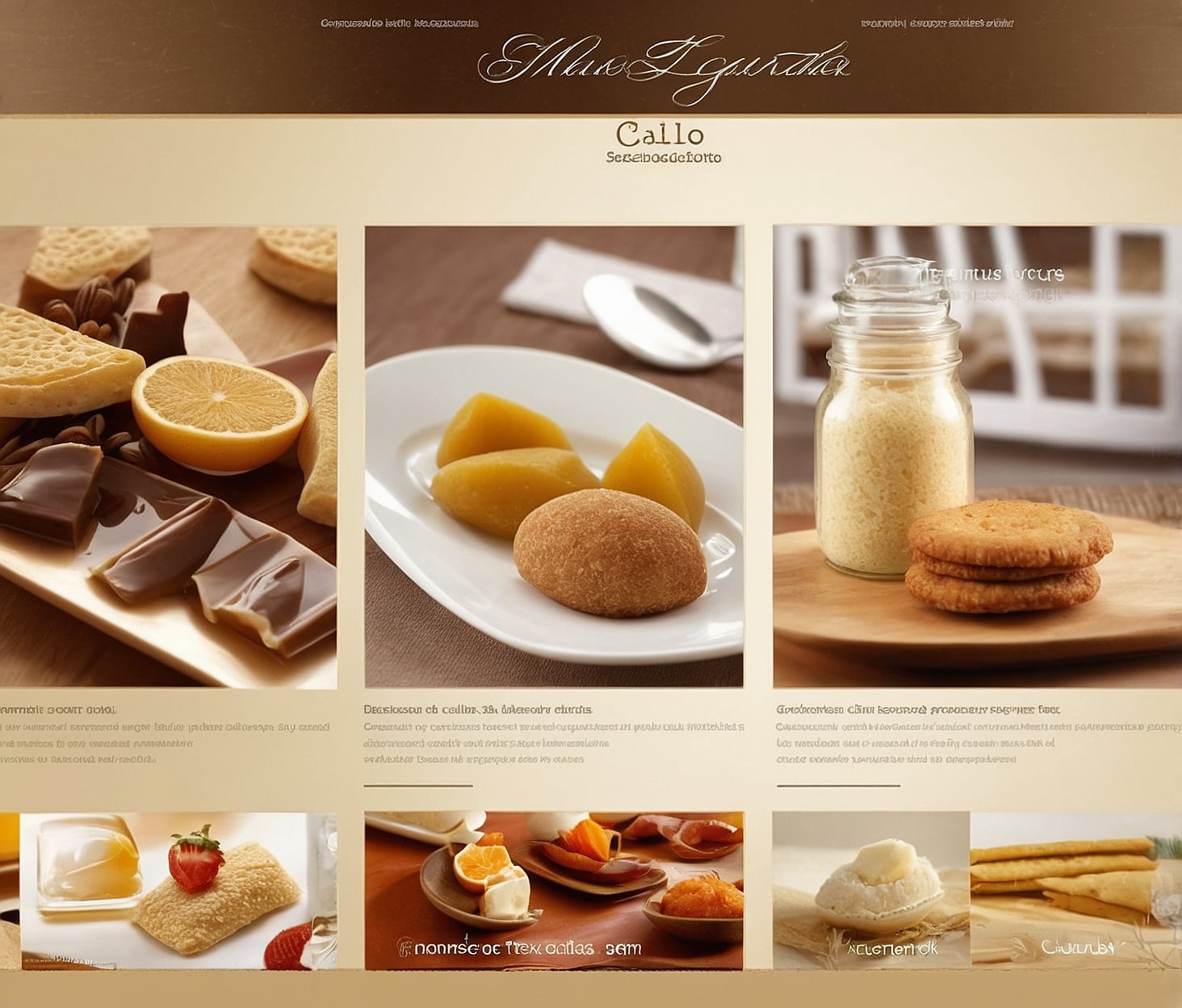 Servicio exclusivo de alimentos gourmet